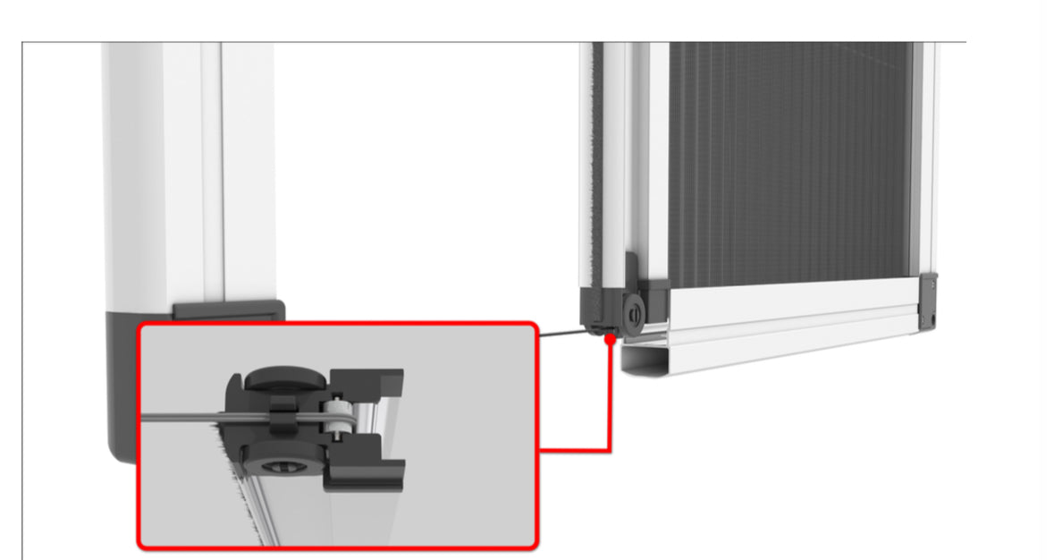 Dubbele Plissé Hordeur